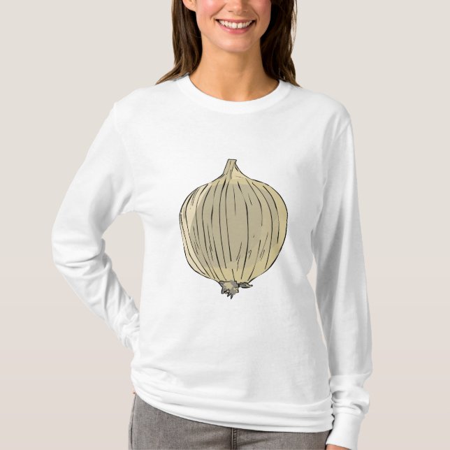 Große Zwiebel T-Shirt (Vorderseite)