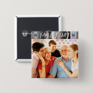 Großeltern am Familientag Großkinder Elegante Scha Button