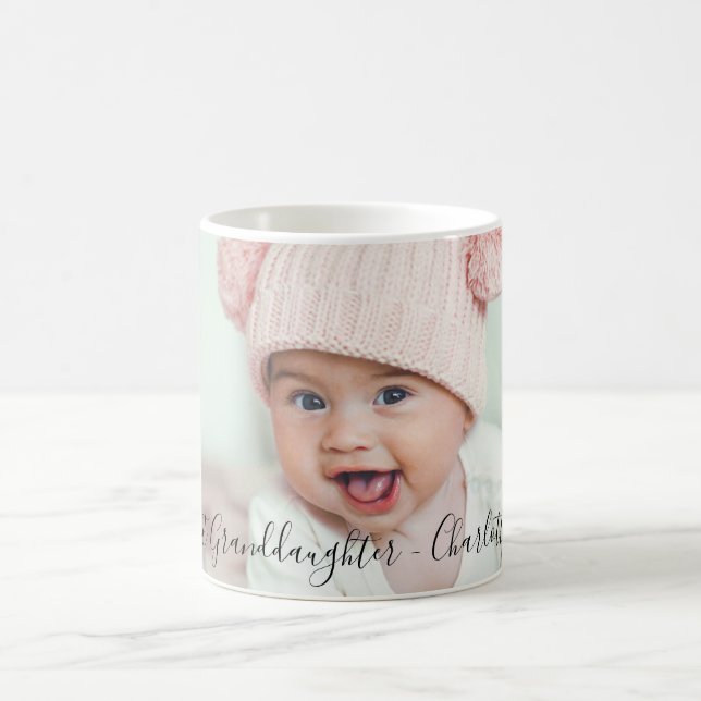 Großeltern Baby Foto 1 Enkelin Kaffeetasse (Mittel)