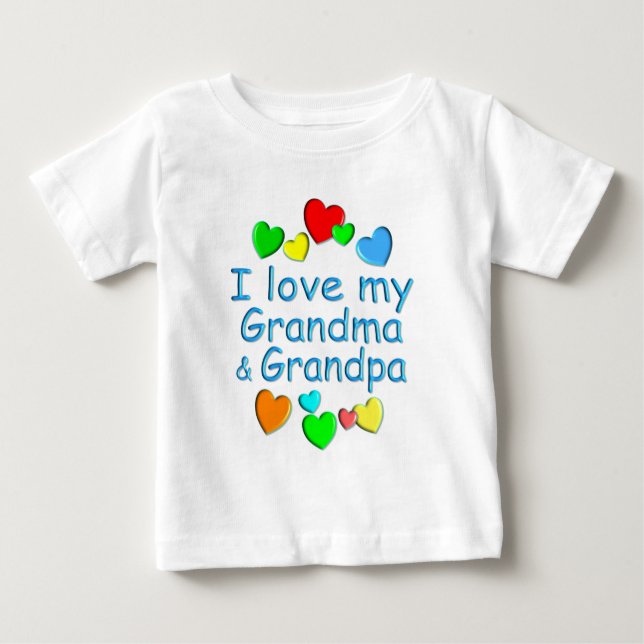 Großeltern Baby T-shirt (Vorderseite)