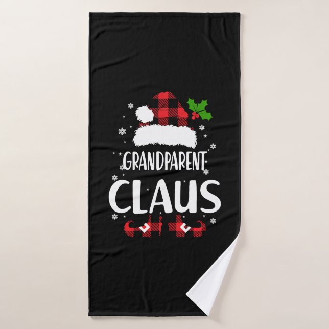 Großeltern Claus Badehandtuch (Badehandtuch)