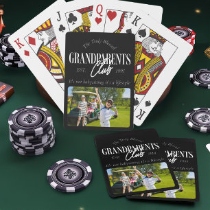 Großeltern Club Es ist ein Lebensstil Lustig Spielkarten