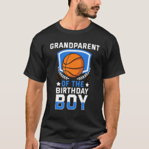 Großeltern der Geburtstagsjunge Basketballfamilie T-Shirt