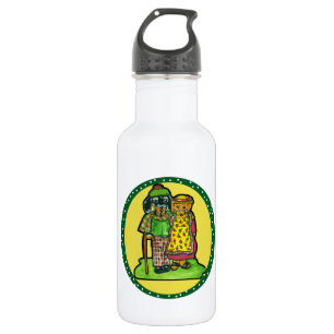 Großeltern-Doxies Edelstahlflasche
