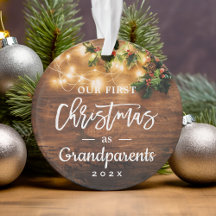 Großeltern First Christmas String Lights Foto