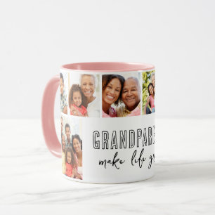 Großeltern machen das Leben großartig 8 Foto-Famil Tasse