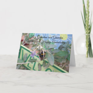 Großeltern Personalisiert Hochzeitstag Karte