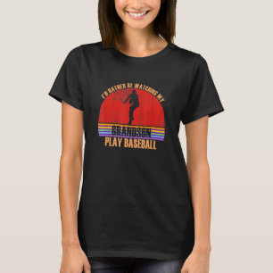 Großeltern schauen sich lieber Baseball Grand an T-Shirt