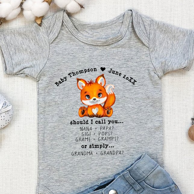 Großeltern-Schwangerschaft zeigen Erklärung von An Baby Strampler (Von Creator hochgeladen)