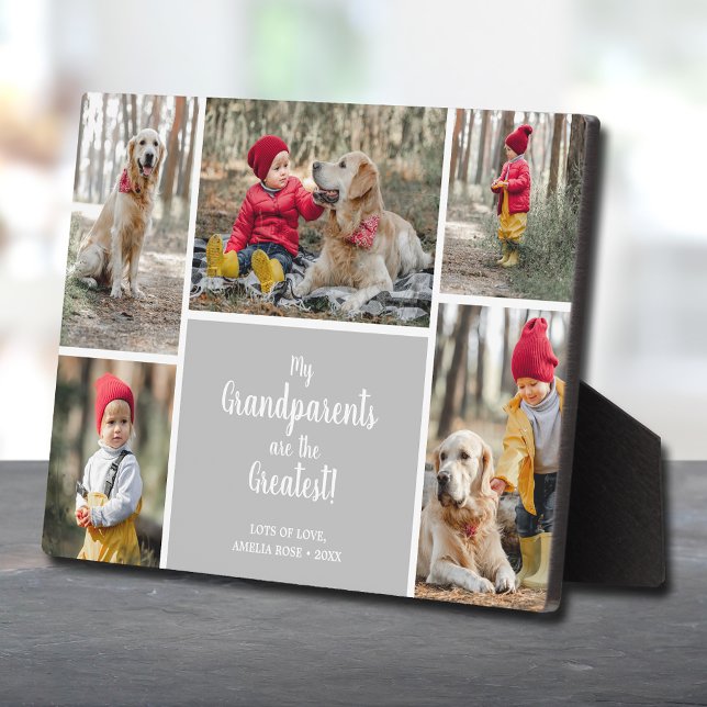 Großeltern sind die Beste FotoCollage Fotoplatte (Von Creator hochgeladen)