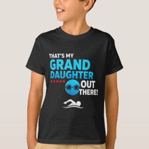 Großeltern Stolz Enkelin Schwimmerin Schwimmwettka T-Shirt