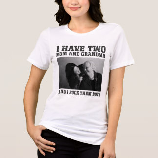 Großeltern Tag Personalisiert Großmutter Tri-Blend Shirt