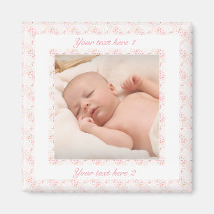Großeltern Tag Rosa Großmutter Foto Geschenk Magnet