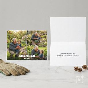 Großelterntag Foto-Collage Familienliebe Karte