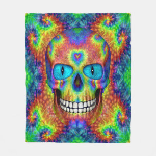 Größen der Krawatten-Himmel-kundenspezifische Fleecedecke