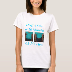 Größen des Tropfen-3 in 10 Minuten T-Shirt
