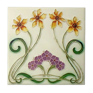 Größen Kunst Nouveau Vintage Entwurf Backsplash Fliese