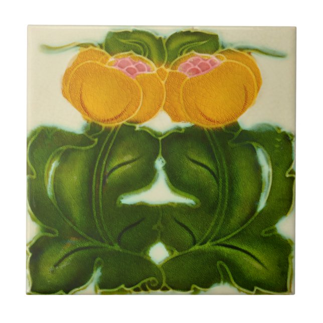 Größen Kunst Nouveau Vintage Entwurf Backsplash Fliese (Vorderseite)