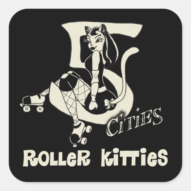 Großer 5CRK-Aufkleber Quadratischer Aufkleber (Vorderseite)