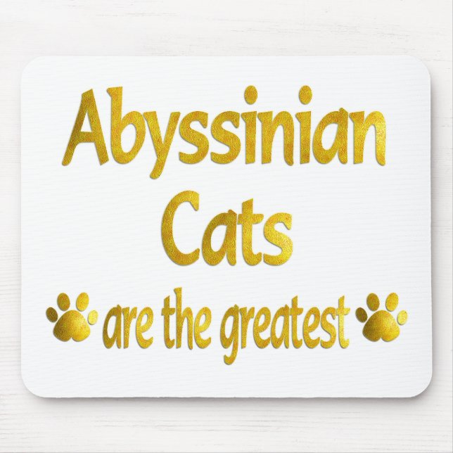 Großer Abyssinier Mousepad (Vorne)