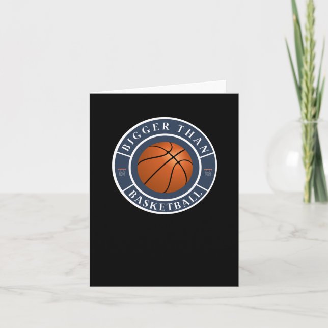 Größer als Basketball 3 Karte (Vorderseite)