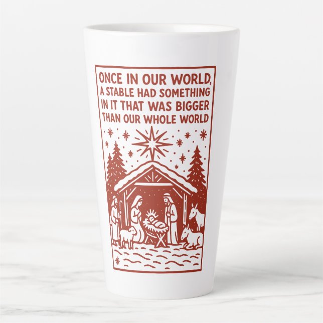 Größer als unsere ganze Welt 1 Milchtasse (Vorderseite)