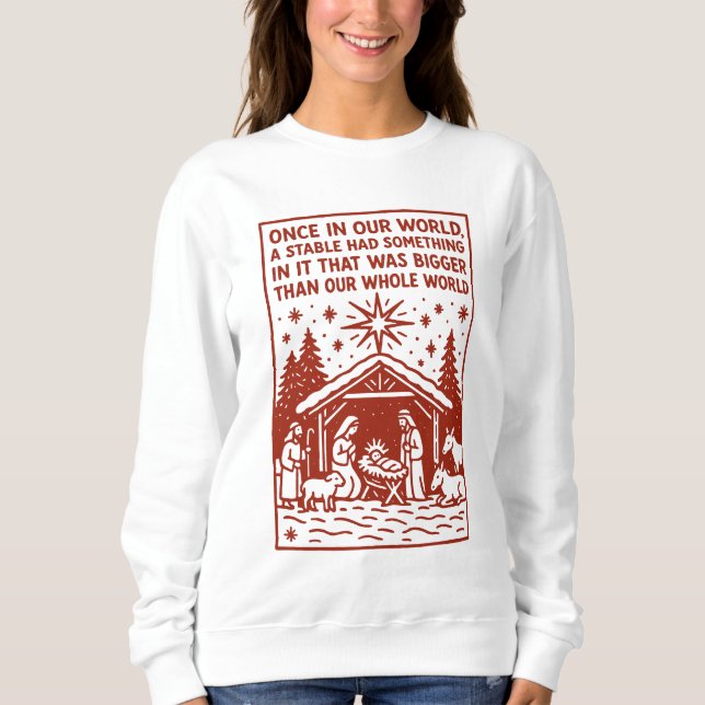 Größer als unsere ganze Welt 1 Sweatshirt (Vorderseite)