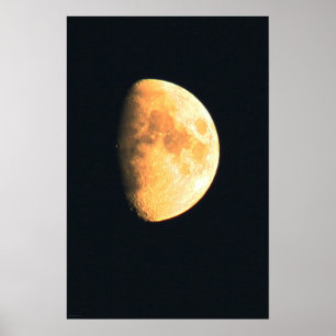 Großer alter Mond wapcn Poster