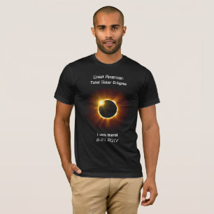 Großer amerikanischer Gesamtsolareklipse-T - Shirt
