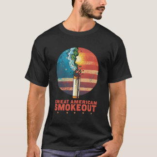 Großer amerikanischer Rauchstopp - Sensibilisierun T-Shirt