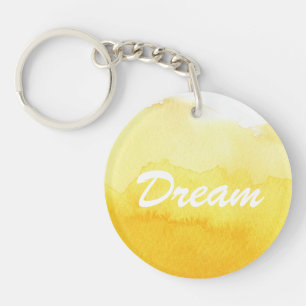 großer Aquarellhintergrund - Aquarellfarben 2 Schlüsselanhänger