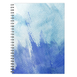großer Aquarellhintergrund - Aquarellfarben 4 Notizblock
