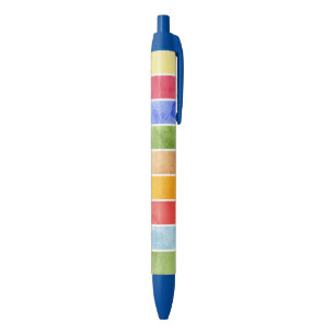 großer Aquarellhintergrund - Aquarellfarben 5 Kugelschreiber