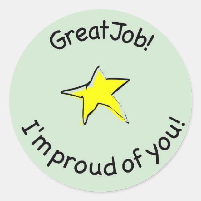 Großer Aufkleber für Kinder (Vorderseite)