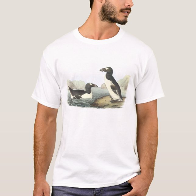 Großer Auk von Audubon T-Shirt (Vorderseite)