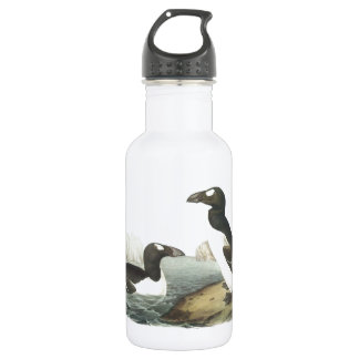 Großer Auk von Audubon Trinkflasche