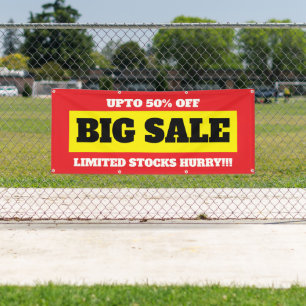 Großer Ausverkauf anpassbares Banner