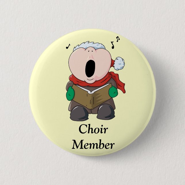 Großer BackenCaroler Button (Vorderseite)