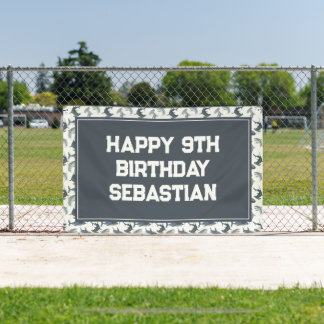 Großer Background für benutzerdefinierte Haifische Banner