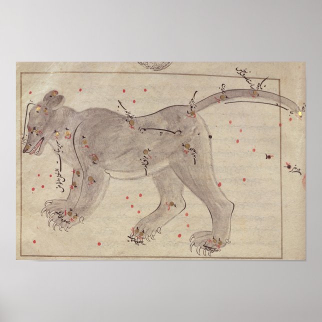 Großer Bär, aus dem Buch der Sterne nach El Hussei Poster (Vorne)