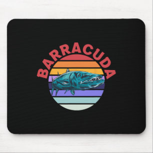 Großer Barrakuda Cuda Angeln Wildlife Salzwasser F Mousepad