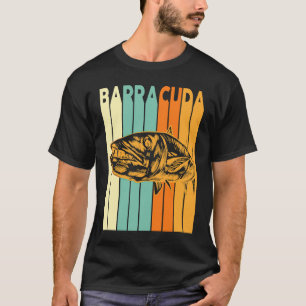 Großer Barrakuda Cuda Angeln Wildlife Salzwasser F T-Shirt