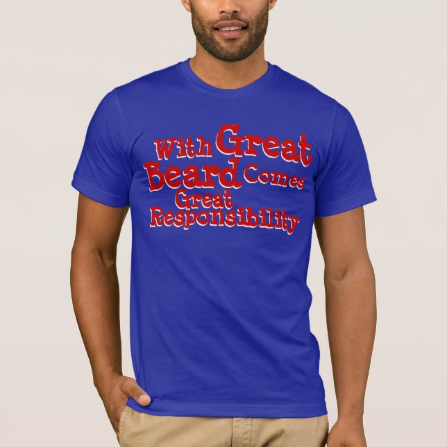 Großer Bart T-Shirt (Vorderseite)