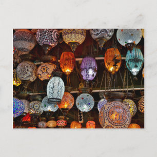 Großer Basar in Istanbul, Türkei Postkarte