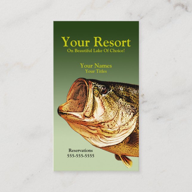 Großer Baß Visitenkarte (Vorderseite)