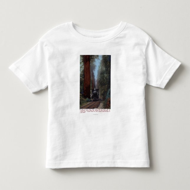 Großer Baum-Bahnhof Kleinkind T-shirt (Vorderseite)