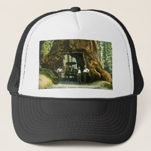 Großer Baum Wawona, Mariposa Grove, CA Vintage Truckerkappe