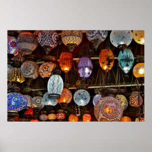 Großer Bazar in Istanbul, Turkey Poster