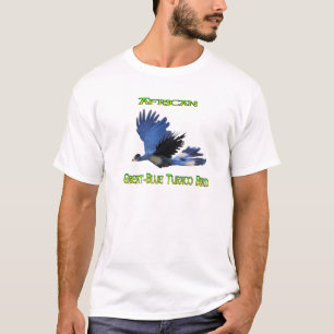 Großer Blauer Afrikanischer Turako-Vogel T-Shirt