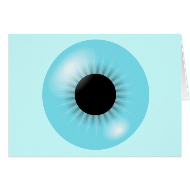 Großer blauer Augapfel (Vorderseite (Horizontal))